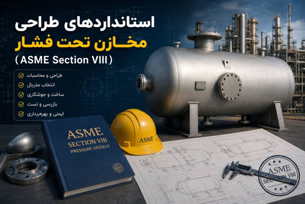 استانداردهای طراحی مخازن تحت فشار