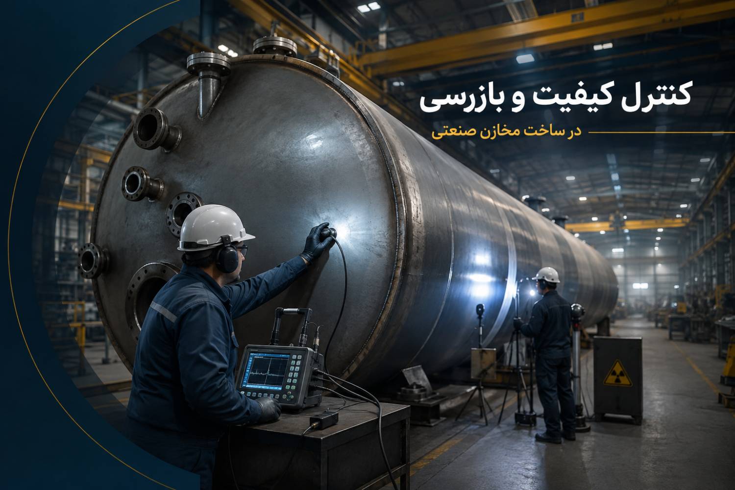 کنترل کیفیت و بازرسی در ساخت مخازن صنعتی